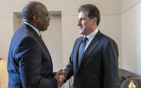 President Nechirvan Barzani meets with UK Foreign Secretary