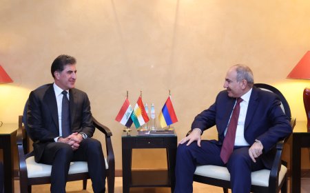 President Nechirvan Barzani meets with Prime Minister Nikol Pashinyan of Armenia
