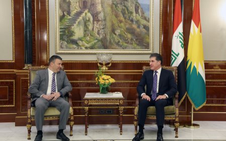 President Nechirvan Barzani meets with a delegation of Iraqi diaspora