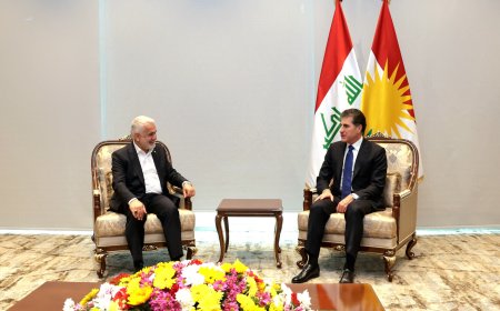 President Nechirvan Barzani and HÜDA PAR Chairman discuss the peace process