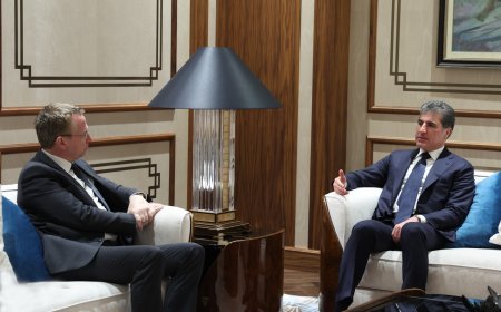 President Nechirvan Barzani meets with Ambassador of France