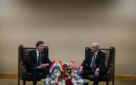 President Nechirvan Barzani meets with Turkish Minister of Defense