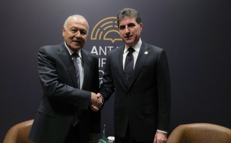 President Nechirvan Barzani meets with the Secretary-General of the Arab League