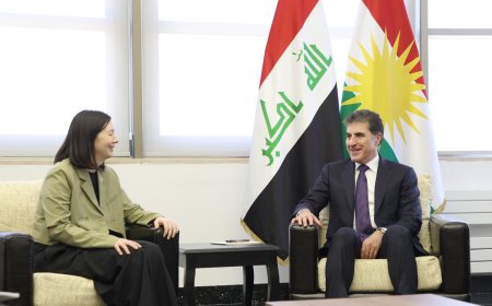 President Nechirvan Barzani meets with US Deputy Assistant Secretary of State