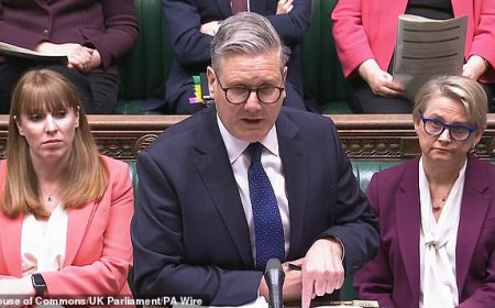 Keir Starmer avoids admitting he was wrong to say 'trans women are women' as he's furiously accused of having 'no balls' by Kemi Badenoch at PMQs