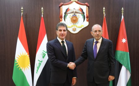 President Nechirvan Barzani meets with Foreign Minister of Jordan