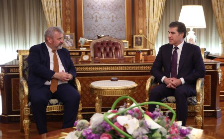 President Nechirvan Barzani meets with EU Ambassador to Iraq