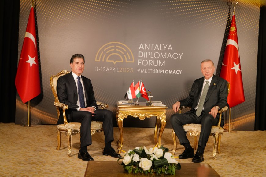 President Nechirvan Barzani Meets with President Recep Tayyip Erdogan