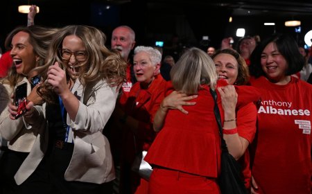 Australia re-elects Anthony Albanese as Labor rides anti-Trump wave to seal crushing win