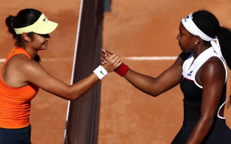 Raducanu's Rome run ended by classy Gauff