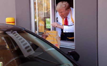Trump lands in Riyadh to royal fanfare — and a McDonald’s truck