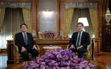 President Nechirvan Barzani meets with outgoing Consul General of Hungary