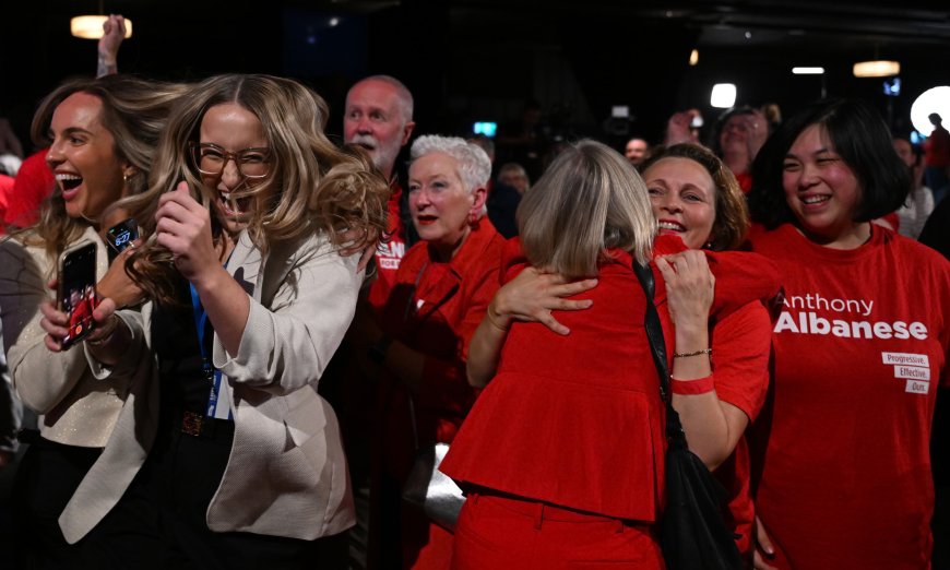 Australia re-elects Anthony Albanese as Labor rides anti-Trump wave to seal crushing win