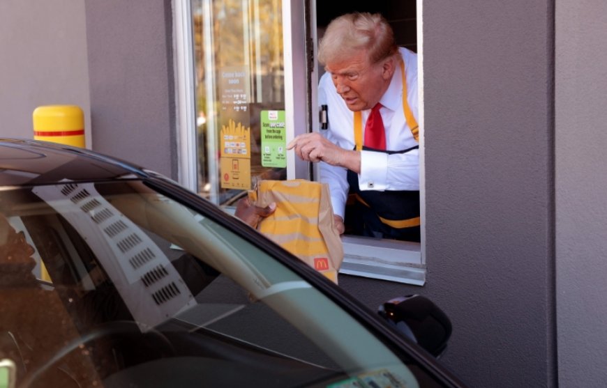 Trump lands in Riyadh to royal fanfare — and a McDonald’s truck
