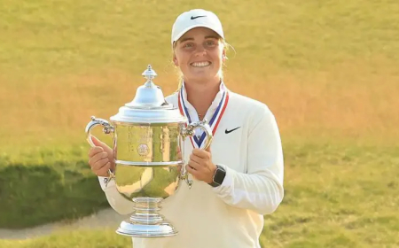 Sweden's Stark holds nerve to win US Women's Open