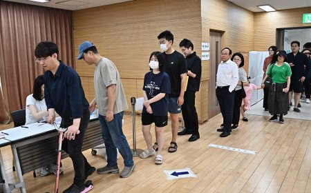 South Korea Votes for New President After Martial Law Turmoil