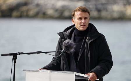 Macron visits Greenland, criticizes U.S. takeover threats