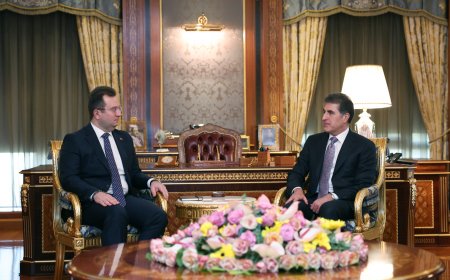 President Nechirvan Barzani receives Consul General of Türkiye