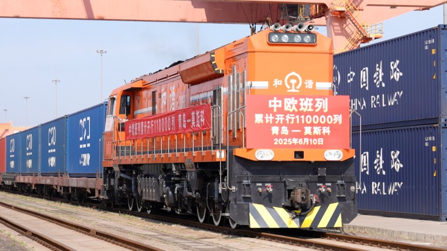 China-Europe freight train service marks major milestone