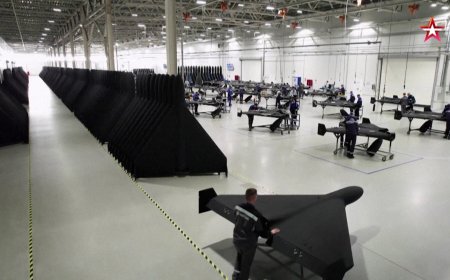 Russia Showcases Massive Drone Factory