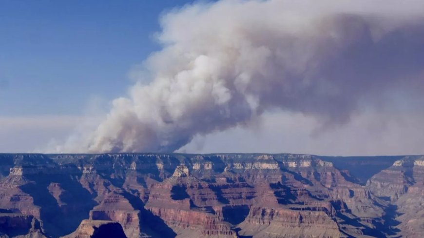 Le Grand Canyon en proie à un incendie hors de contrôle, sa rive nord fermée aux touristes
