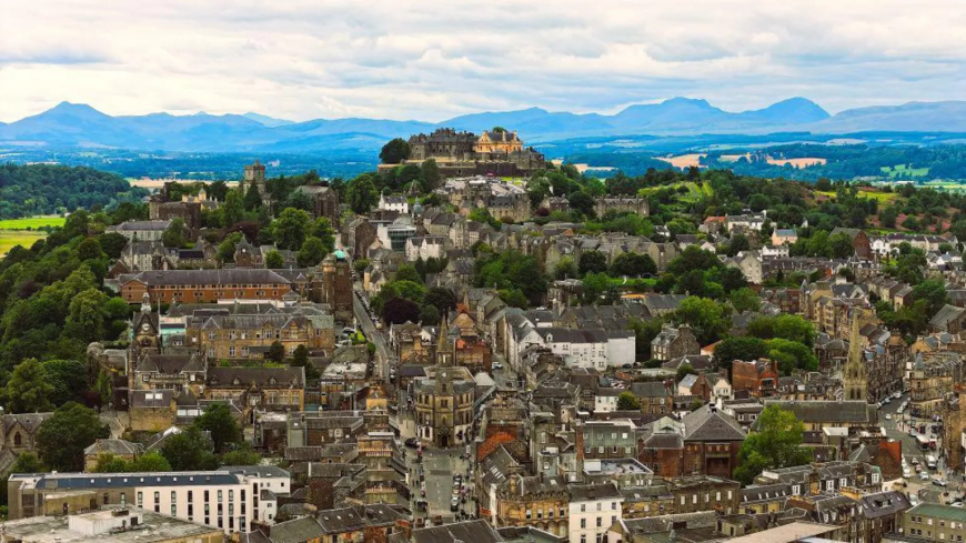 "The castle towering over the city of Stirling," says Kevin Hamill.