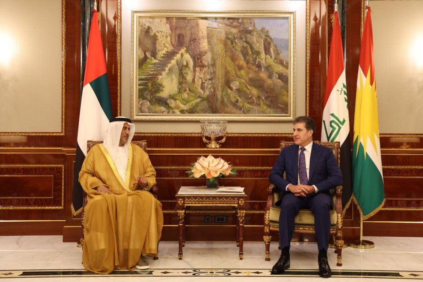 President Nechirvan Barzani emphasizes the importance of enhancing economic cooperation with the UAE