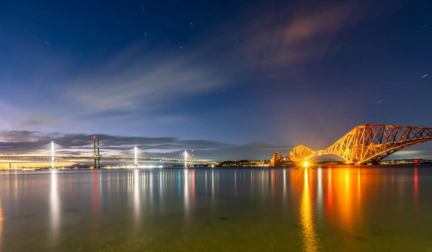 Roger Smith said: "Took this image just after sunset Saturday night of a well-known place."