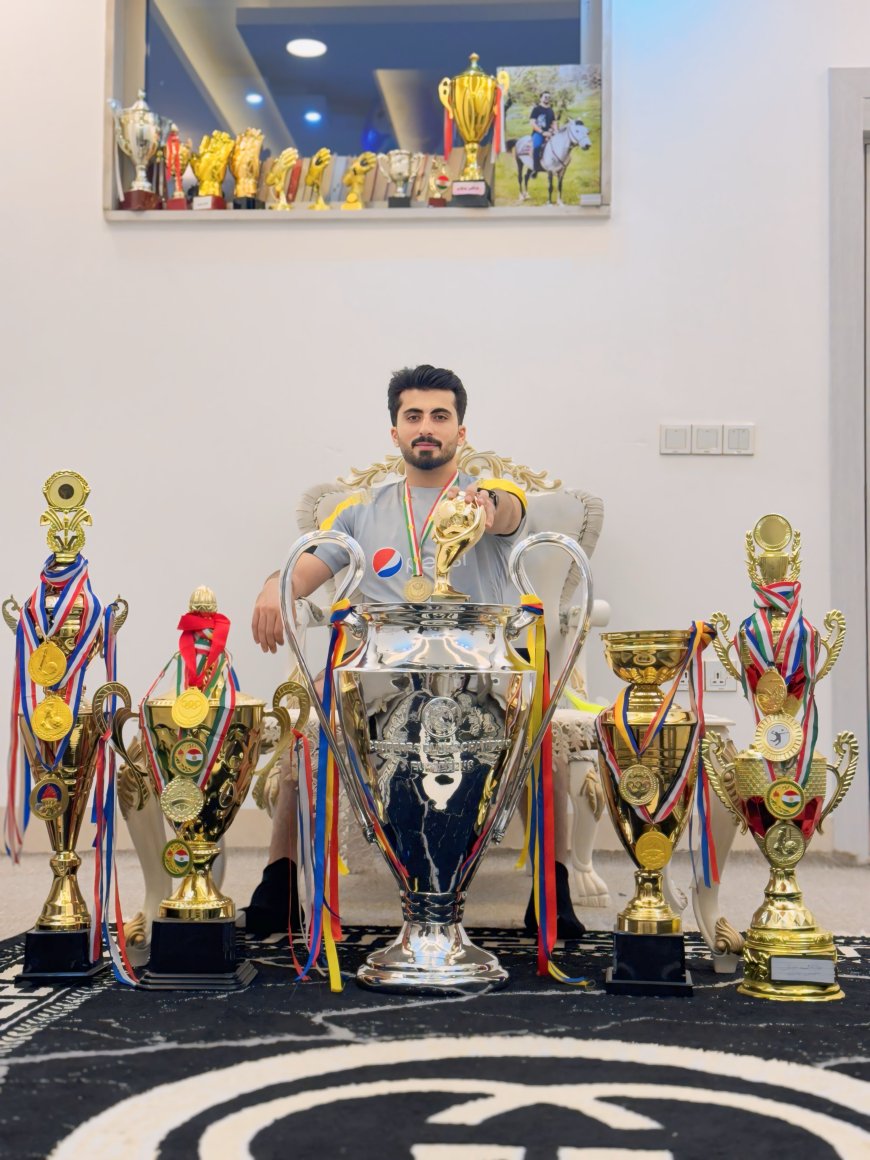 Dlbrin Sheraz Ahmad, a Kurdish sporting all-rounder