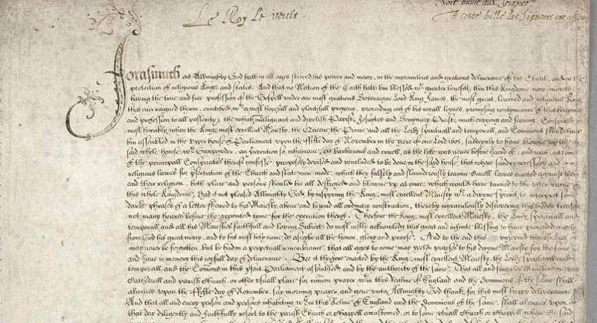 The Gunpowder Plot and Fragile States