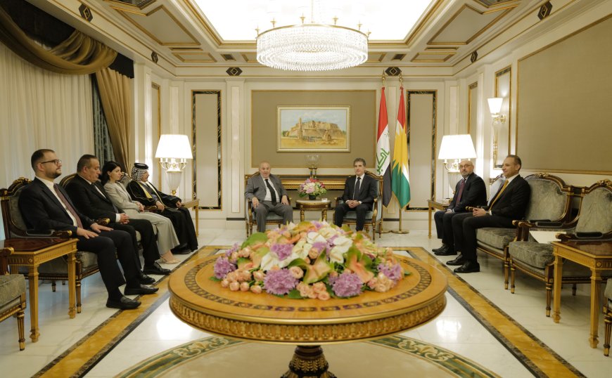President Nechirvan Barzani receives Dr. Ayad Allawi