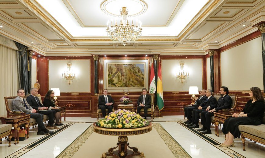 President Nechirvan Barzani receives Chargé d’Affaires of the US Embassy in Iraq
