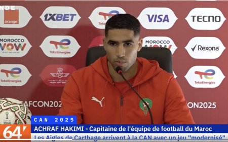CAN 2025 : le meilleur joueur africain Achraf Hakimi jouera-il ?