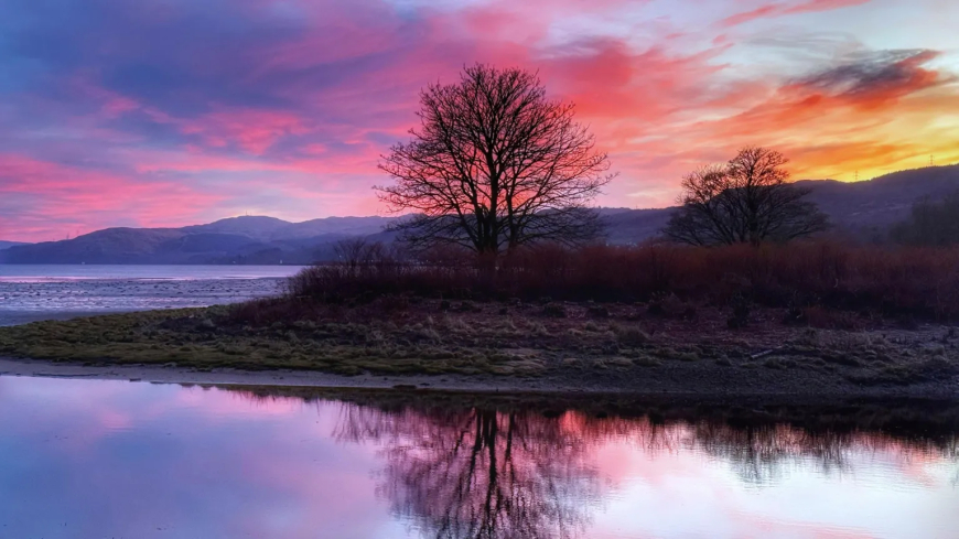 A beautiful sky over Lochgilphead taken by Aileen Gilles.