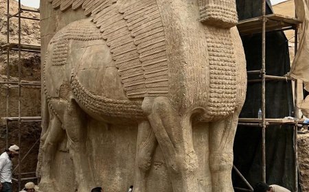 A Neo-Assyrian sculpture