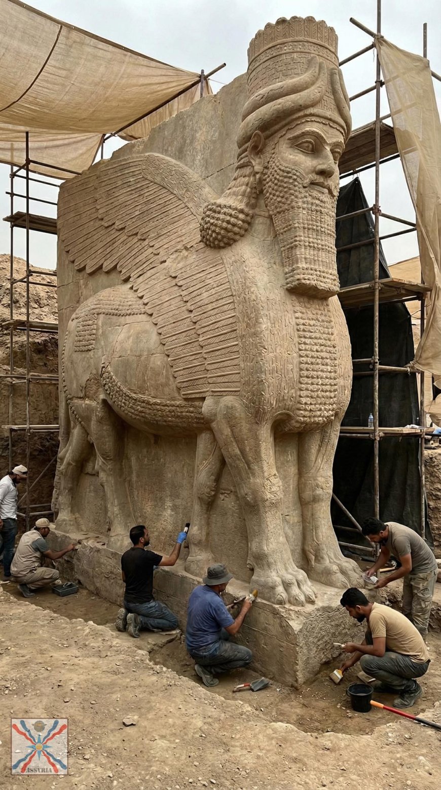 A Neo-Assyrian sculpture