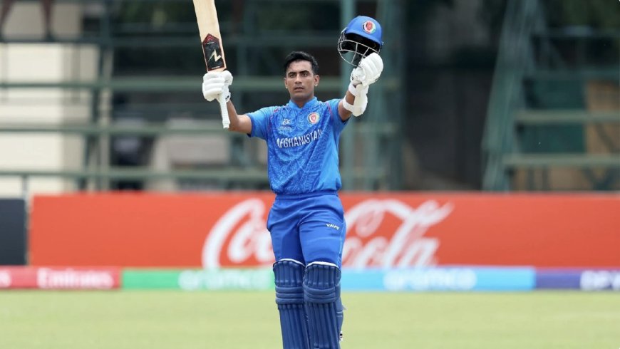 Afghanistan U19 batsman overtakes de Kock, Gill, breaks national record with World Cup century