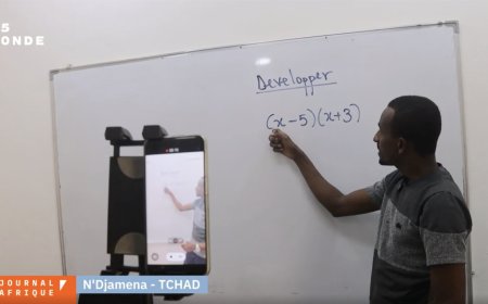 Tchad: ce professeur star de TikTok et des réseaux sociaux veut rendre les mathématiques accessibles à tous