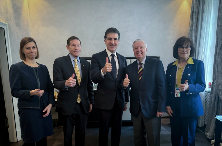 President Nechirvan Barzani meets with a US congressional delegation