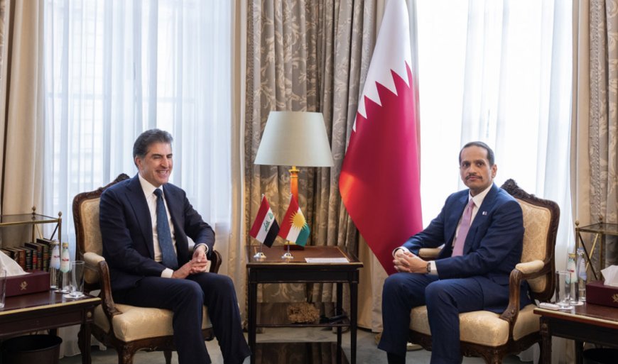 Le Premier ministre et ministre des Affaires étrangères s’entretient avec le Président de la région du Kurdistan irakien