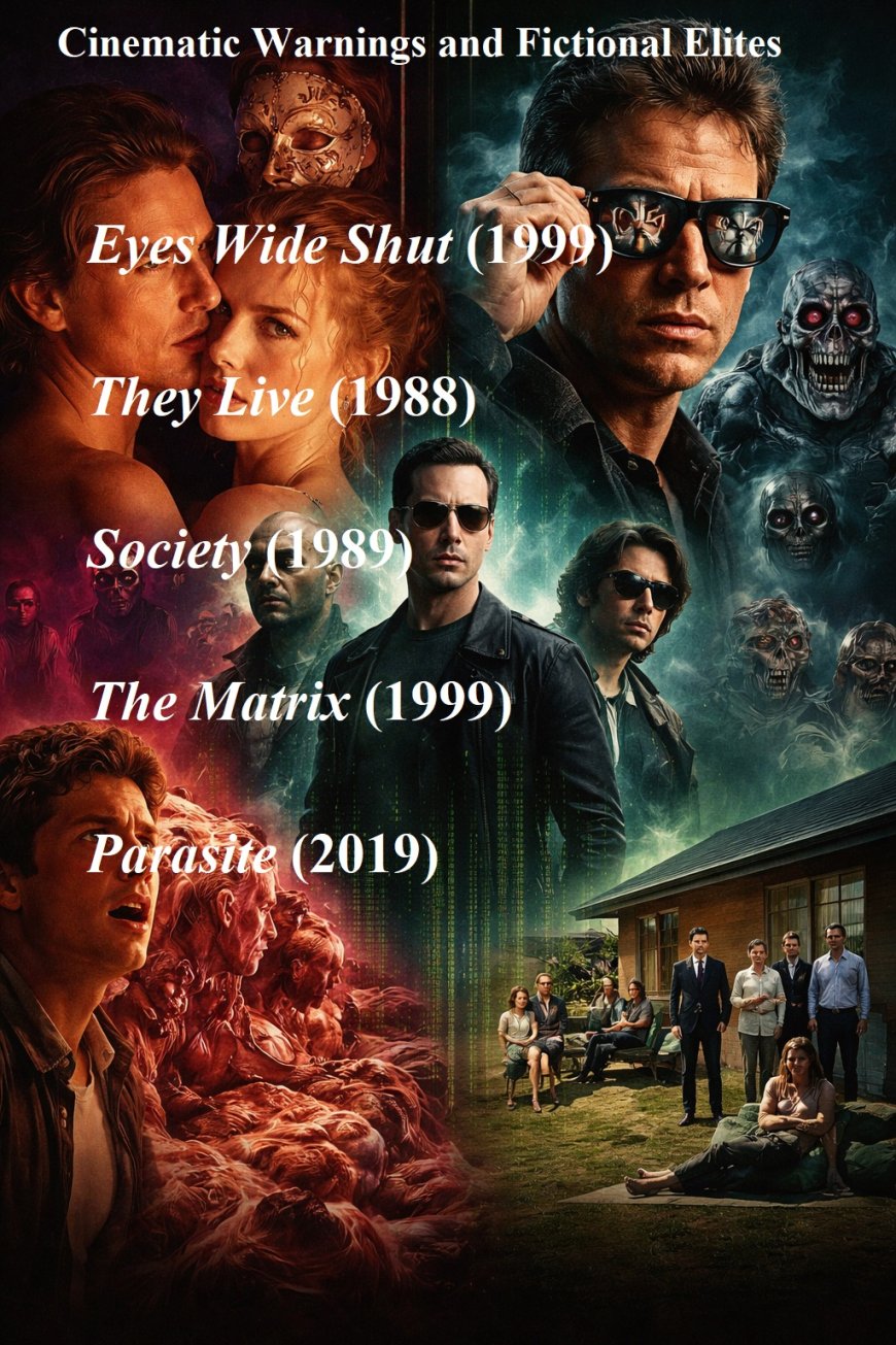 From cinematic warnings and fictional elites to real-world scandals