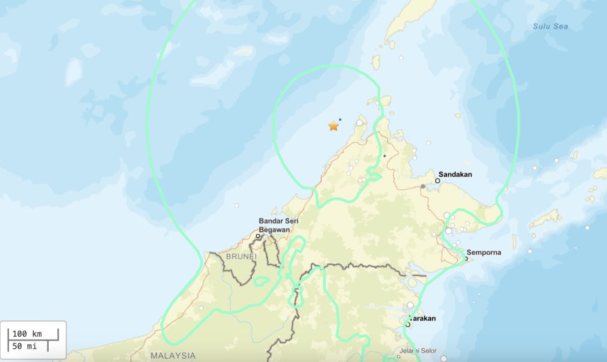 Magnitude 7.1 earthquake strikes off Malaysian coast