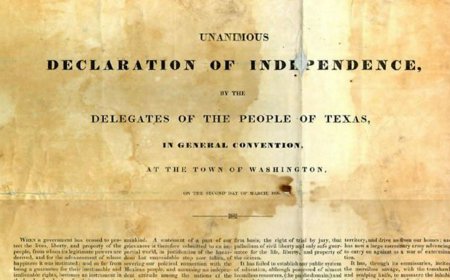 Texas declares independence