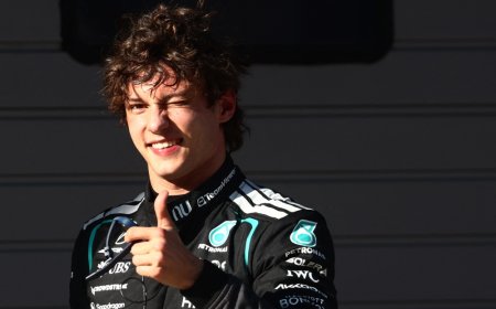 Kimi Antonelli takes historic China GP pole, youngest ever to top F1 qualifying for a grand prix