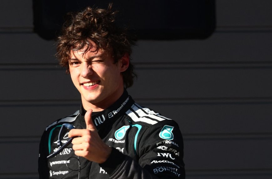 Kimi Antonelli takes historic China GP pole, youngest ever to top F1 qualifying for a grand prix