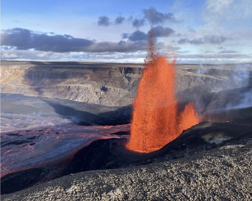 Lava bursts forth as Hawaii’s Kilauea volcano erupts