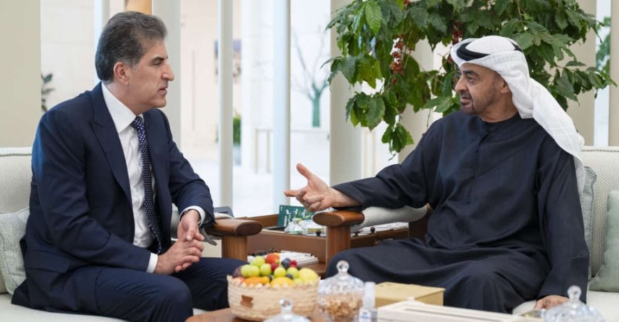 Barzani and UAE President Hold Talks on Regional Stability and Cooperation