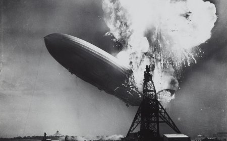Hindenburg disaster ends airship era in fiery tragedy