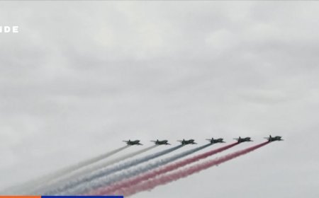 Russie: une parade du 9 mai modèle réduit