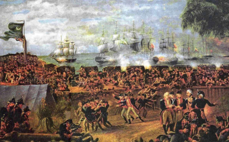 British capture Charleston deals major blow to American forces